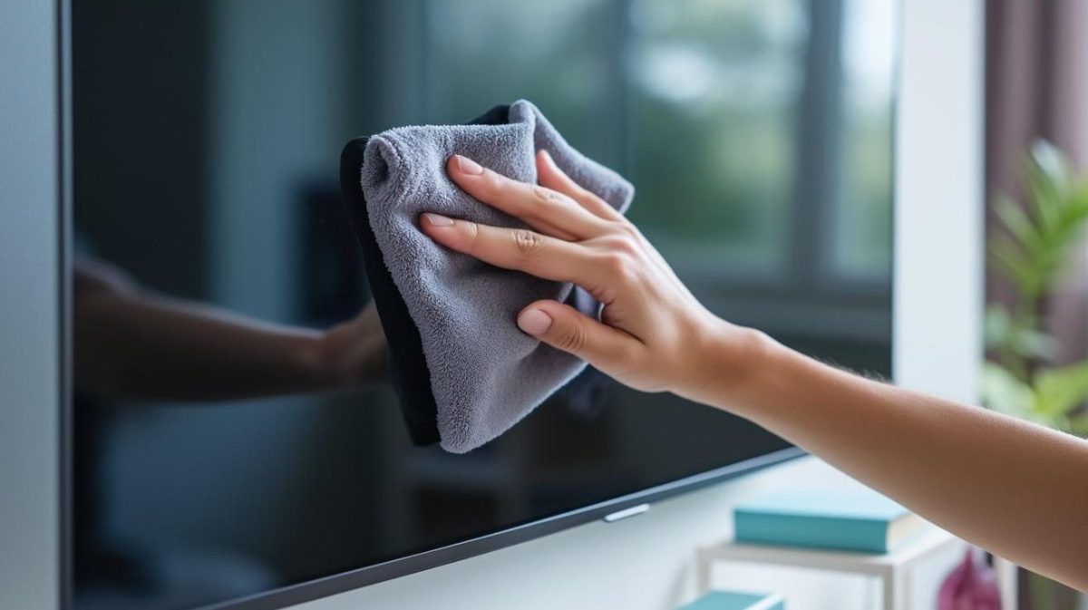 entdecken sie, wie sie ihren fernsehbildschirm mit nur einer einfachen zutat blitzsauber bekommen – ganz ohne teure reinigungsmittel oder spezielle wundersprays. jetzt tipp lesen und streifenfrei glänzen lassen!