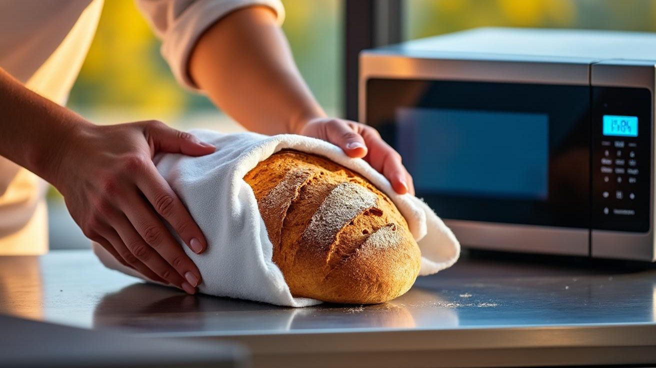 entdecken sie den genialen 30-sekunden-trick, mit dem sie brot ganz ohne toaster oder ofen schnell auftauen und ihm seine frische zurückgeben – einfacher und schneller geht’s nicht!